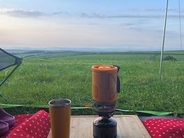 Morning tea with a view