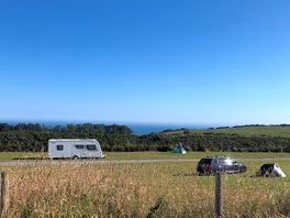 One of the sea views from the campsite.