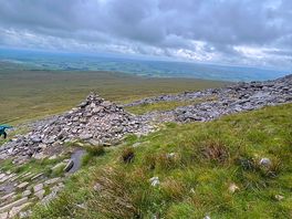 En route to the summit of ingleborough
