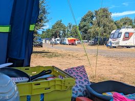 A view from our pitch.