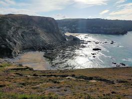The steep walk from the site was well worth the trek