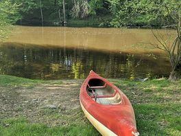 Canoes provided and easy river access