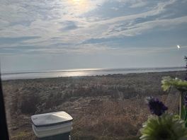 View from front window of caravan
