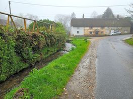 Main road opposite hut