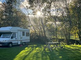 Our own peaceful little pitch.