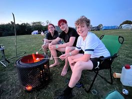 Fire pit marshmallows 😋