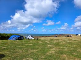Sea view from our van.