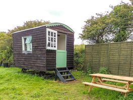 Shepherd's hut exterior