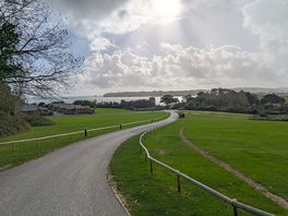 Near the beach.