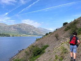 Walk 10 minutes from the campsite