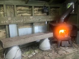 Sheltered seating area