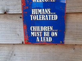 Just one of the signs round site to make you giggle