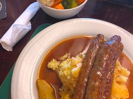 Food from local pub