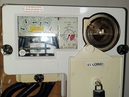 One pound coins electricity metre.3
