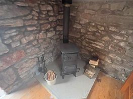 Cute little wood burner for the colder times