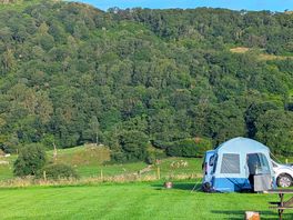 The campsite was very quiet on friday night.