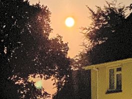 Great open skies, away from the lights of the town to watch the full moon.