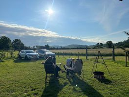Beautiful sunshine barbecue and peace
