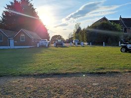 View from our pitch of the shower block