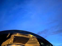 Night sky from pitch 11