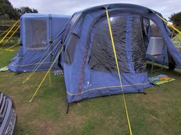 Our holiday tent built