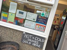 Reception and shop