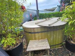 Woodfired hot tub