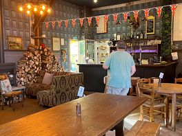 Unique english pub on site