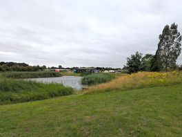 View on the fishing lake.