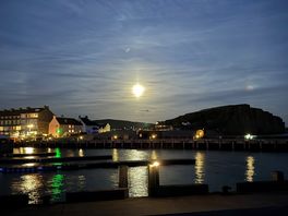 West bay at night
