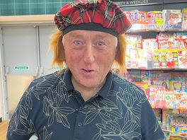 Kev doing his scot impression
