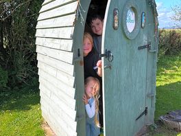 The kids lived the eco loo