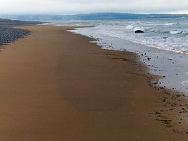 Not a soul about. towards haverigg.