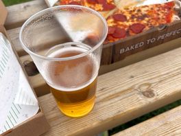 Pizza and beer was lovely.