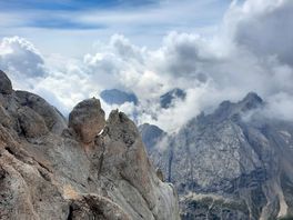 View from top of cable ca, marmolada
