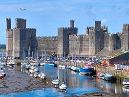 Caernarfon a short walk or cycle ride