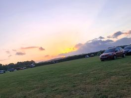 Sunset on campsite 2