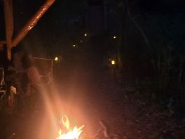 Relaxing campfire