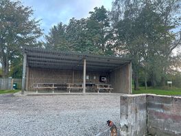 Outdoor eating area