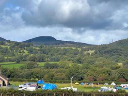 View from our caravan