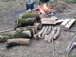 It was just enough wood for one night.