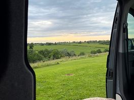 A view to the north from our pitch