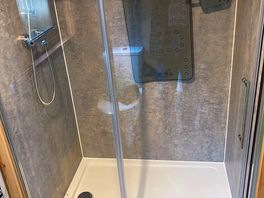 Spacious shower