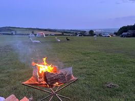 Being able to have a fire pit was great