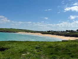 Harlyn bay view from walk