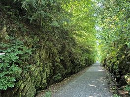 Cool and pleasant stroll on a hot day