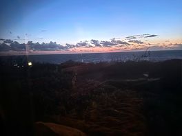 Sunset from the van