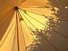 Sunshine through the tent 😍