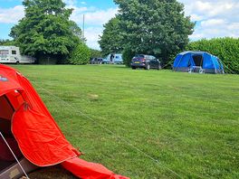 One of the camping fields. hardstanding plots also available.