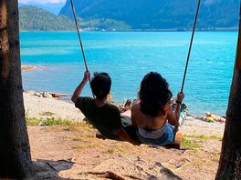 Lake poschiavo, a short walk away